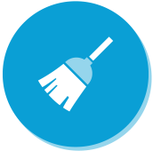 定期的な施設内の清掃、消毒