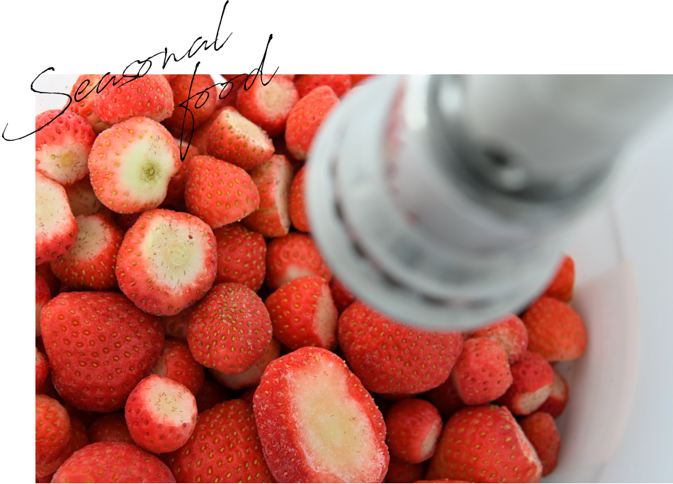 瀬戸内や四国の季節の食材によるジェラート